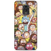 Xiaomi Redmi Note 9 Pro Uyumlu Kılıf Rick And Morty (34) Slim Armor Kılıf Manager Morty