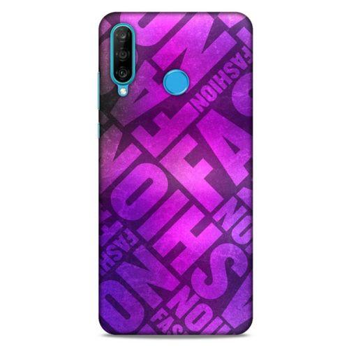 Huawei P30 Lite Uyumlu Kılıf Pembe Delisi (21) Koruyucu Kapak Fuşya