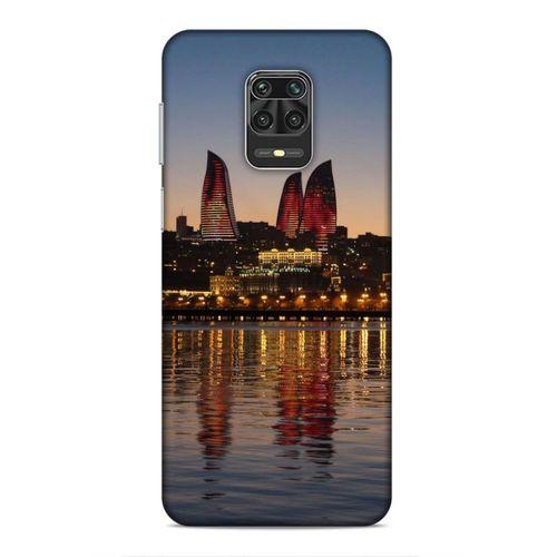 Xiaomi Redmi Note 9S Uyumlu Kılıf Azarbaijan (28) Arka Kapak Alov Kuleleri