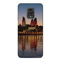 Xiaomi Redmi Note 9S Uyumlu Kılıf Azarbaijan (28) Arka Kapak Alov Kuleleri