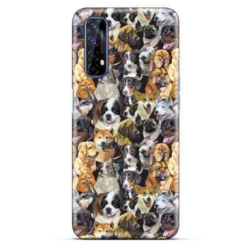 Oppo Realme 7 Kılıf Köpek Kıyafetleri (10) Full Koruma Kılıfı Labrador, Kaniş