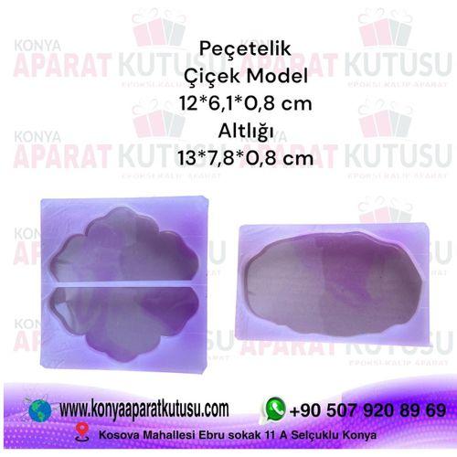 Peçetelik takım çiçek model
