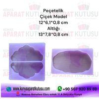 Peçetelik takım çiçek model