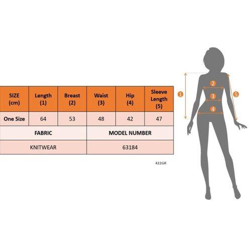 Kadın Uzun Kollu V Yakalı Düğmeli Triko Bluz