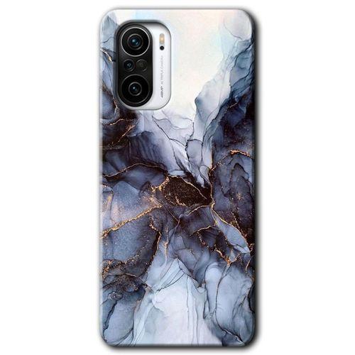 Redmi K40 Pro Kılıf HD Desen Baskılı Arka Kapak - Otantik Mermer