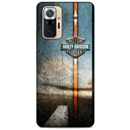 Xiaomi Redmi Note 10 Pro Uyumlu Kılıf Motorsiklet (45) Liquid Air Kılıf Harley