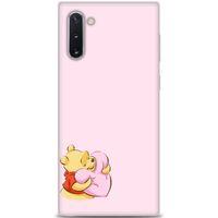 Samsung Galaxy Note 10 Kılıf HD Baskılı Kılıf - Winnie the Pooh Kalpli + Tam Ekran Koruyucu