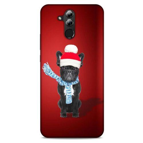 Huawei Mate 20 Lite Kılıf Köpek Kıyafetleri (23) Ultra Koruma Kılıfı French Bulldog Bere