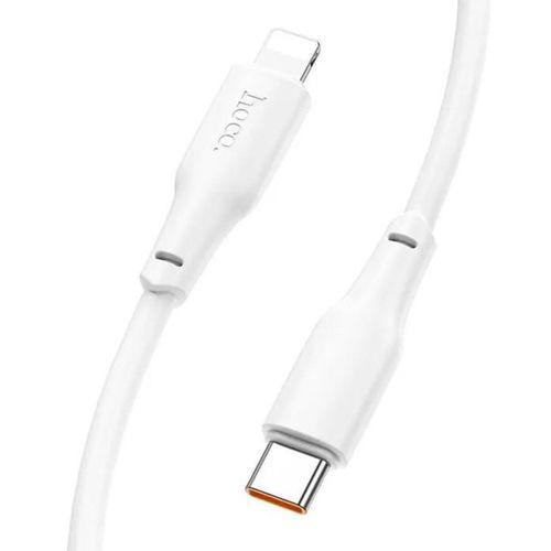 HOCO X93 Force 20W Type-C to iPhone Lightning-C Ultra Hızlı Şarj ve Data Kablosu 1M Beyaz