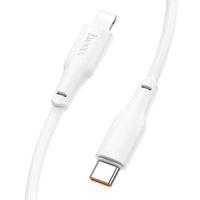HOCO X93 Force 20W Type-C to iPhone Lightning-C Ultra Hızlı Şarj ve Data Kablosu 1M Beyaz