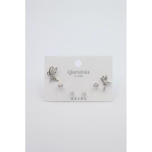 Çoklu Set Küpe - Gümüş