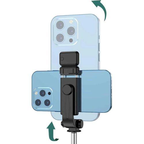 Tripod Selfie Çubuğu Bluetooth Kumandalı Kablosuz Led Işıklı