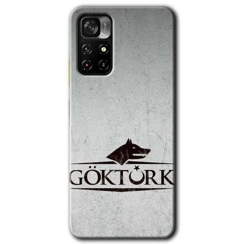 Redmi Note 11T Kılıf HD Desen Baskılı Arka Kapak - Göktürk