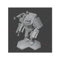 LancerRPG Tortuga Silahlandırılmış 1 İnç Altı Boyut 2 3D Baskı (Bu ürün Sadece Plastik parçadır - Almadan Önce Soru Sorabilirsiniz)