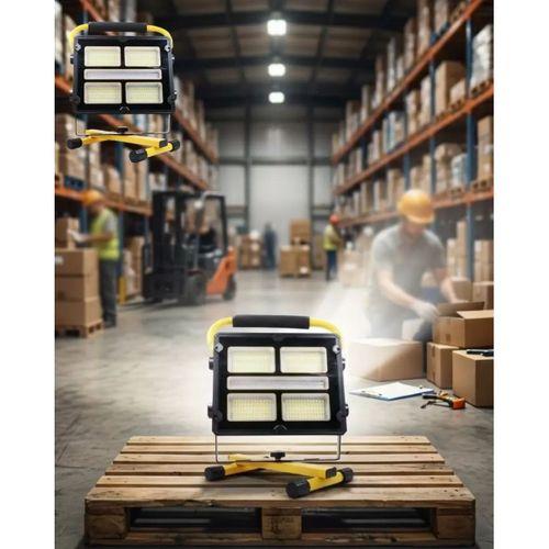 Çok Fonksiyonlu Led Projektör Kamp Lambası Solar Şarjlı Powerbank Özellikli