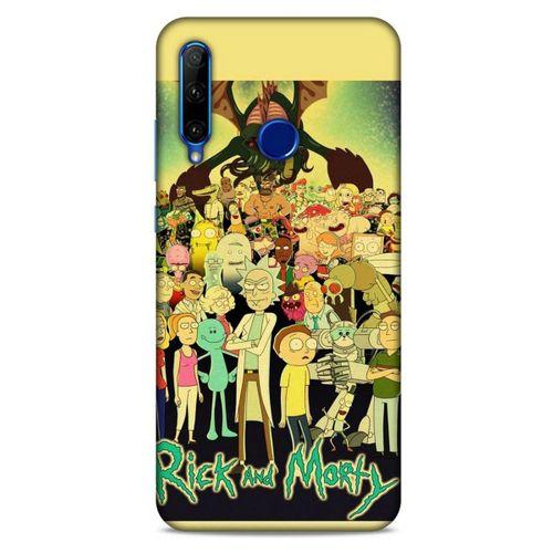 Huawei Honor 20 Lite Uyumlu Kılıf Rick And Morty (38) Neo Hybrid Kılıf Rick Sanchez