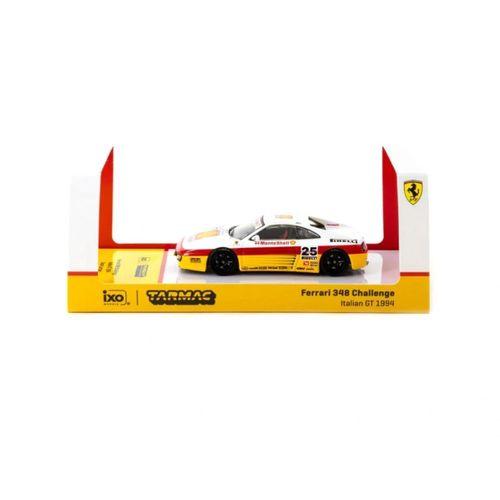 Eğitici Oyuncak Tarmac Works X iXO Models 1/64 Ferrari 348 Challenge Italian GT 1994 #25