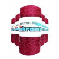 5 Adet Polyester Makrome İpi 1560 Bordo 100 gr