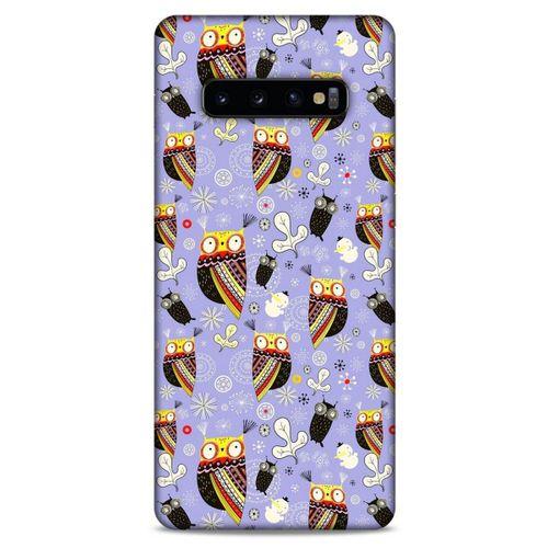 Baykuşlar (13) Desenli Silikon Kapak Telefon Kabı Samsung Galaxy S10 Plus Kılıf