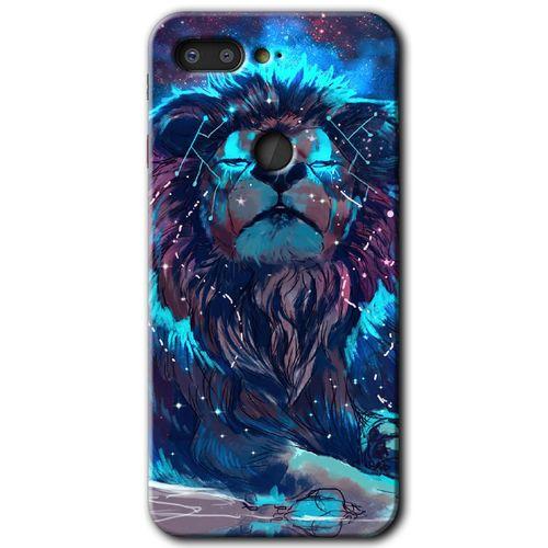 General Mobile GM 9 Pro Kılıf HD Desen Baskılı Arka Kapak - Neon Aslan