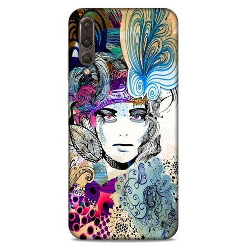 Lopard Huawei P20 Pro Uyumlu Kılıf Sürreal Yüzler ♀ (20) Koruyucu Kılıf Desenli
