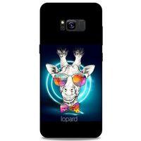 Samsung Galaxy S8 Plus Kılıf FunnyMaX (6) Silikon Kılıf Siyah Zürafa