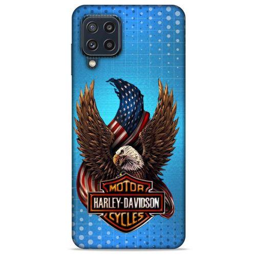 Samsung Galaxy M32 Uyumlu Kılıf Motorsiklet (38) Neo Hybrid Kılıf Harley Davidson