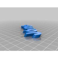 My Customized Iamburny S Text Name Keyring Johnny (Bu ürün Sadece Plastik parçadır - Almadan Önce Soru Sorabilirsiniz)