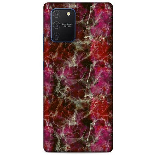 Mermer Desenli (40) Tema Fit Silikon Kılıf Menekşe Samsung Galaxy S10 Lite Kılıf