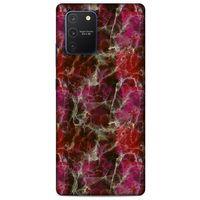 Mermer Desenli (40) Tema Fit Silikon Kılıf Menekşe Samsung Galaxy S10 Lite Kılıf