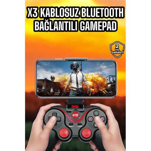 Android Uyumlu Gamepad X3 Game Stick Oyun Kolu Bluetooth Bağlantılı