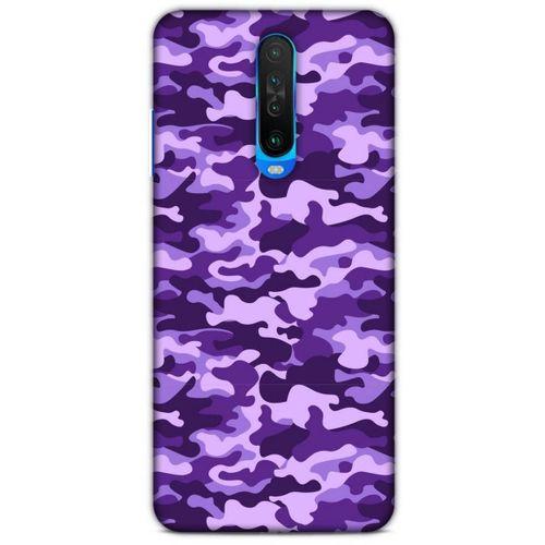 Xiaomi Redmi K30 5G Uyumlu Kılıf Mor Delisi (13) Silikon Kap Kamuflaj