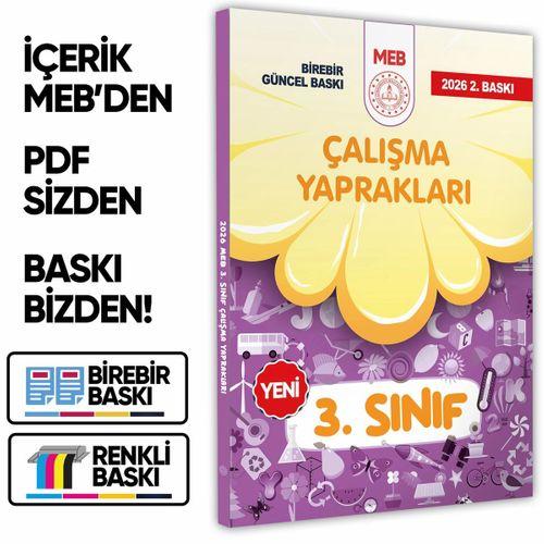 2026 MEB İlkokul 3 Sınıf Çalışma Yaprakları TÜM DERSLER Etkinlikli Eğlenceli S Bankası BASKI ÜCRETİ