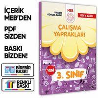 2026 MEB İlkokul 3 Sınıf Çalışma Yaprakları TÜM DERSLER Etkinlikli Eğlenceli S Bankası BASKI ÜCRETİ