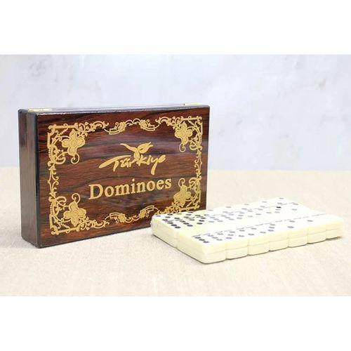 Ahşap Kutulu Domino Oyunu Alk4220