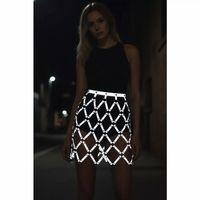 Reflektörlü Etek, Baklava Detaylı Etek, Parti Eteği