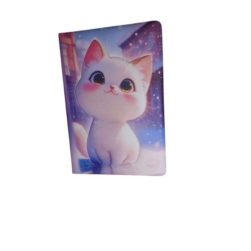 LİNEA PUFFY  ( 14*20 CM) 80 YAPRAK  ÇİZGİLİ HATIRA DEFTERİ ( Happy Cat)