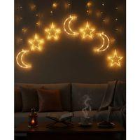 Ramazan İçin Büyük Boy Işıklı Ay Yıldız Led