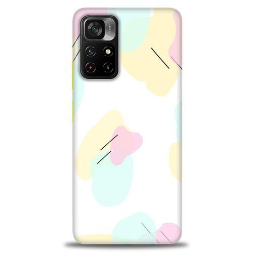 Xiaomi Redmi Note 11 Pro Plus Kılıf HD Baskılı Kılıf - Renkler Çubuklar + Tam Ekran Koruyucu