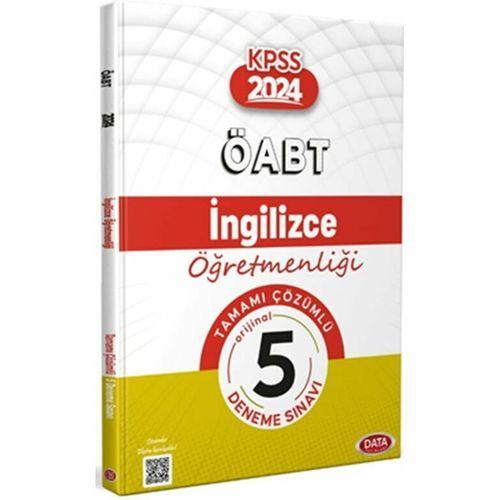 2024 ÖABT İngilizce Öğretmenliği Tamamı Çözümlü 5 Deneme Data Yayınları