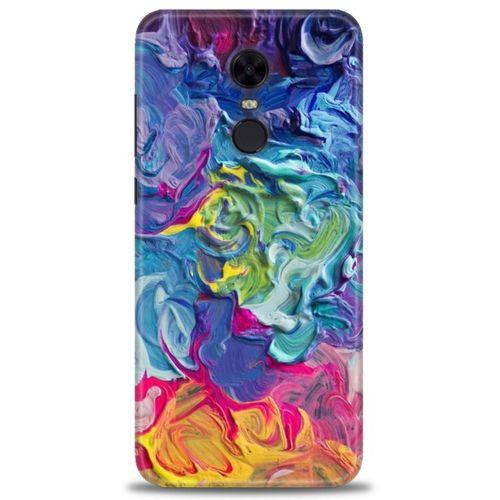 Xiaomi Redmi 5 Plus Kılıf HD Baskılı Kılıf - Colors + Tam Ekran Koruyucu