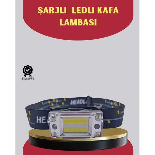 Şarj Edilebilir Led Kafa Feneri 215 Lümen Xpe Cob Güçlü Aydınlatma