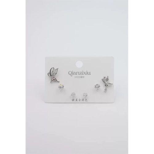 Çoklu Set Küpe - Gümüş