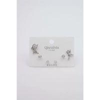 Çoklu Set Küpe - Gümüş