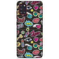 Pop Culture Siyah Samsung Galaxy S7 Edge Kılıf