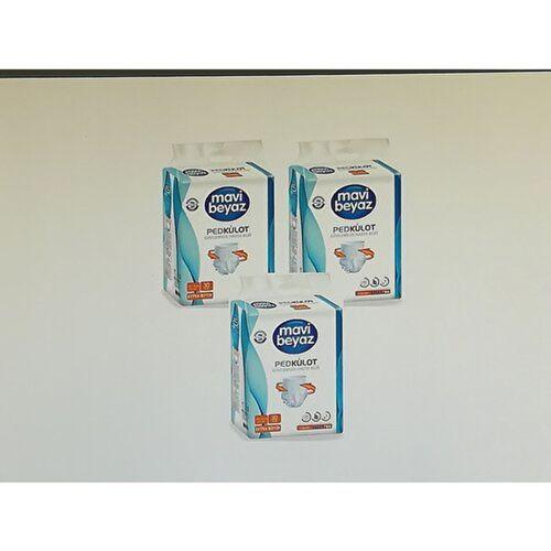 Mavi Beyaz Ped Külot Emici Ekstra Büyük Boy Xlarge 30'lu 3 paket / 90 adet