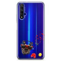 Huawei Nova 5t Kılıf Entel Köpek Arka Kapak Koruma Desenli Full Koruyucu