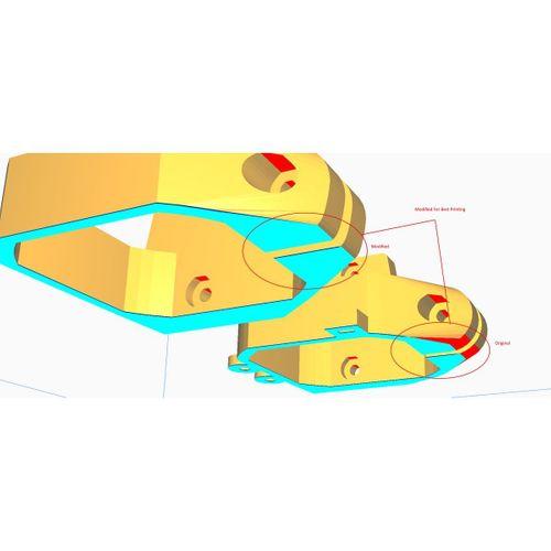 Geeetech i3 Extruder Mount Mod V2 MK8 - 5109100