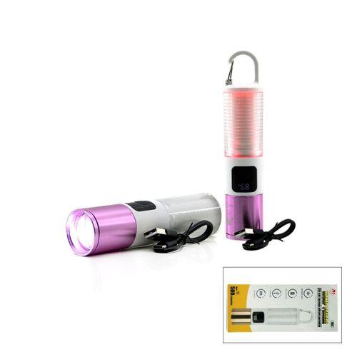 USB Şarjlı Zoom El Feneri - 6 Modlu (Kamp & Çok Amaçlı)