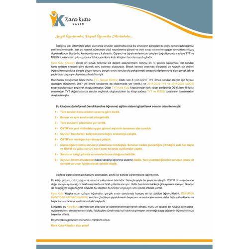2026 YKS-TYT Sosyal Bilimler Karakutu ÖSYM Çıkmış Soru Bankası Çözümlü Konu Konu Son 8 Yıl